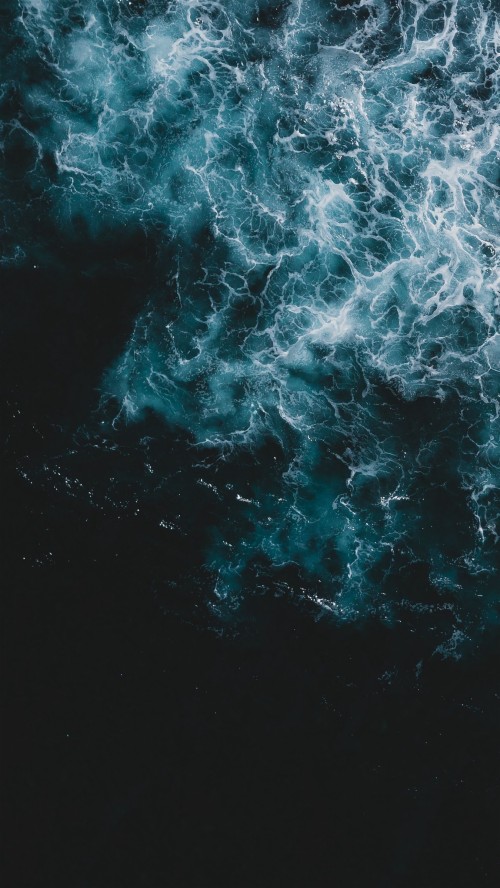 Iphoneの波の壁紙 青い 水 アクア ターコイズ 空 ティール 海 雰囲気 波 Wallpaperkiss