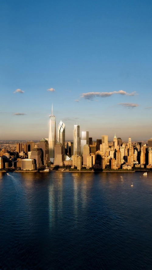 ニューヨーク壁紙hd 都市の景観 スカイライン 市 首都圏 超高層ビル 昼間 反射 空 Wallpaperkiss