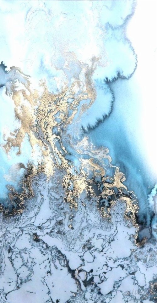 Gold Marble Wallpaper Water Geological Phenomenon World Map Wallpaperkiss