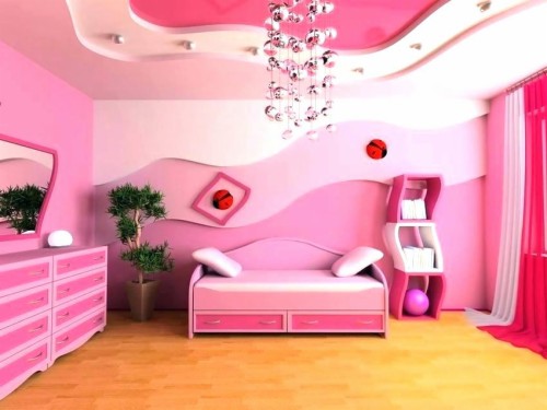 ベッドルームのためのガーリー壁紙 デコレーション ピンク ルーム 壁 天井 インテリア デザイン 家具 壁紙 寝室 紫の 137 Wallpaperkiss