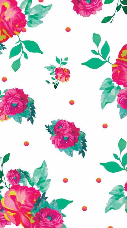 ベッドルームのためのガーリー壁紙 ピンク パターン 花 花柄 工場 花弁 設計 ローズ クリップ アート Wallpaperkiss