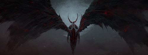 天使のhdの壁紙 悪魔 闇 赤 ドラゴン Cgアートワーク 超自然的な生き物 架空の人物 図 羽 Wallpaperkiss