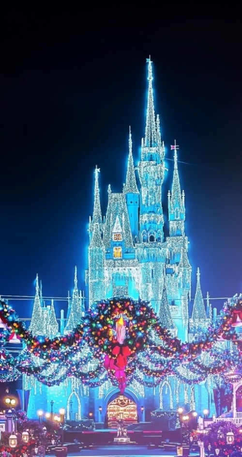 Fond D Ecran De Noel Disney Reveillon De Noel Ciel Temple Hiver Monde Neige Lieu De Culte Nuit Batiment Wallpaperkiss