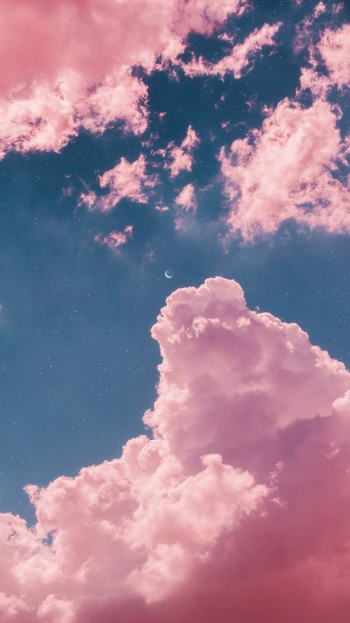 ピンクの雲の壁紙 空 雲 積雲 昼間 ピンク 雰囲気 穏やかな Wallpaperkiss