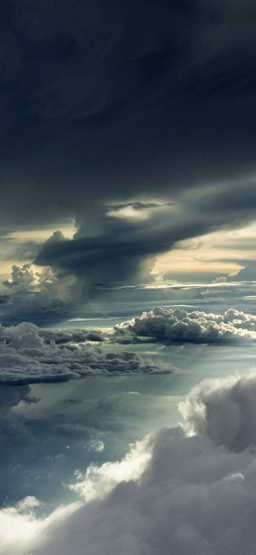 雲iphone壁紙 空 雲 雰囲気 昼間 積雲 地平線 日光 穏やかな 朝 Wallpaperkiss