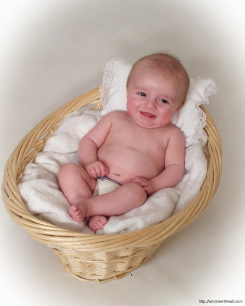 小さな赤ちゃんの壁紙 子 赤ちゃん 製品 ピンク 枝編み細工 幼児 ベージュ 眠っている赤ちゃん Wallpaperkiss