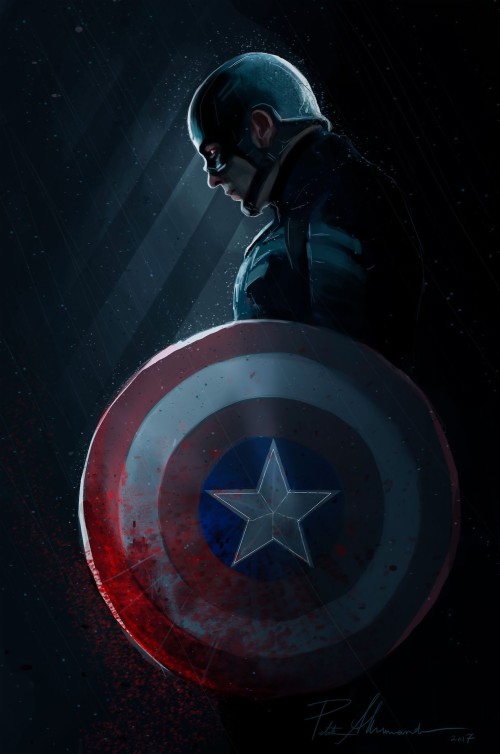 Capitan America Wallpaper Captain America Fictional Character Superhero Wallpaperkiss