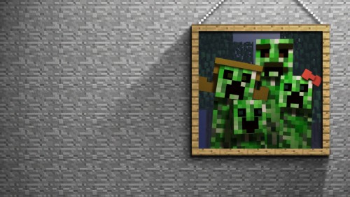 壁紙de Minecraft 緑 壁 繊維 ビデオゲームソフトウェア れんが マインクラフト 平方 Wallpaperkiss