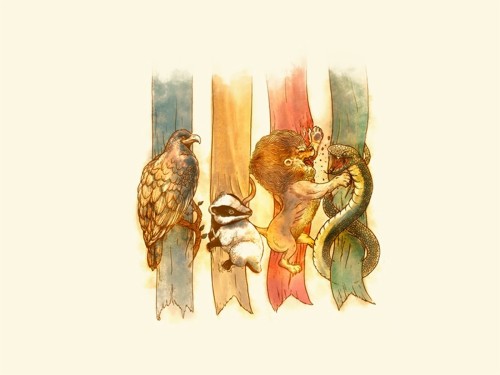 Harry Potter Desktop Wallpaper Illustration Art Watercolor Paint Mythology Wallpaperkiss