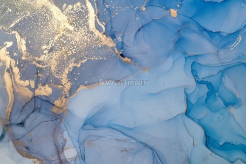 青い大理石の壁紙 青い 水 世界 氷 パターン 氷河 Wallpaperkiss