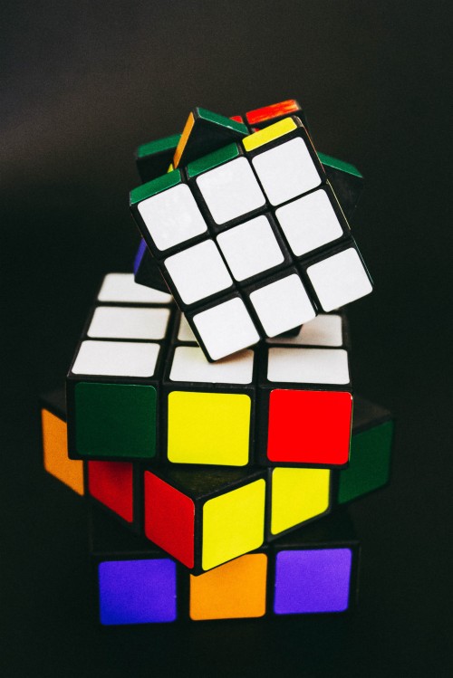 ルービックキューブ壁紙 ルービックキューブ おもちゃ パズル メカニカルパズル 平方 対称 Wallpaperkiss