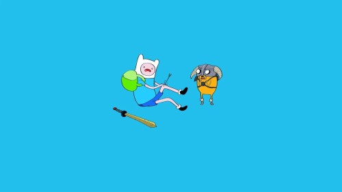 Adventure Time Wallpaper Hd Cartoon Blue Green Aqua Illustration Azure Animated Cartoon Animation Logo Organism Wallpaperkiss