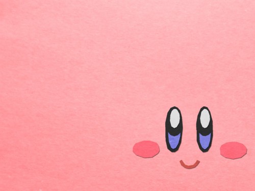 Kirby Wallpaper Pink Text Penguin Font Nail Illustration Wallpaperkiss