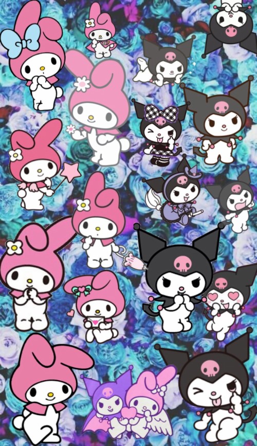 My Melody Wallpaper Cartoon Pattern Design Illustration Graphic Design Fictional Character Style Graphics Art 1442566 Wallpaperkiss