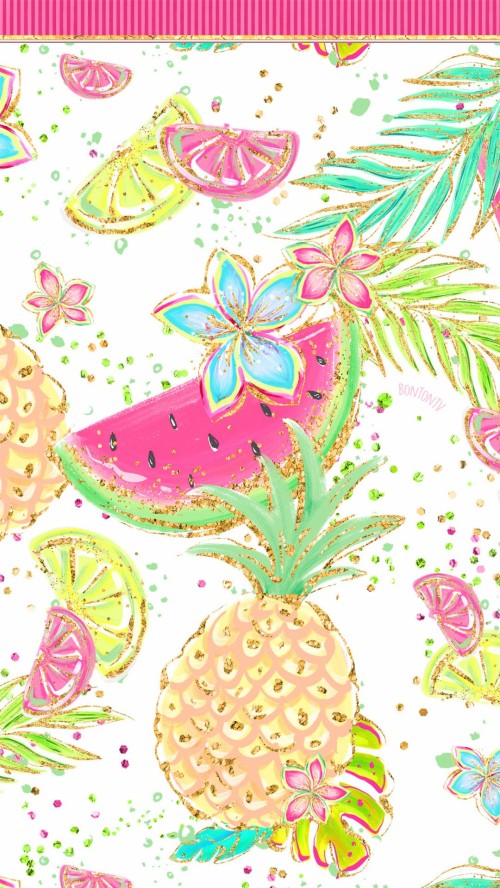 Cute Summer Wallpapers Plant Fruit Pineapple Clip Art Wallpaperkiss