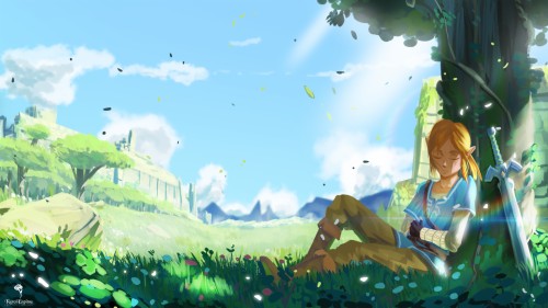 Legend Of Zelda Breath Of The Wild Wallpaper Yellow Fun Sunlight Photography Play Recreation Leisure Walking Animation Screenshot Wallpaperkiss