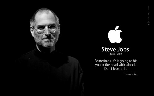 Steve Jobs Wallpaper Photograph Facial Hair Text Head Eyewear Font Chin Beard Moustache Monochrome Photography Wallpaperkiss