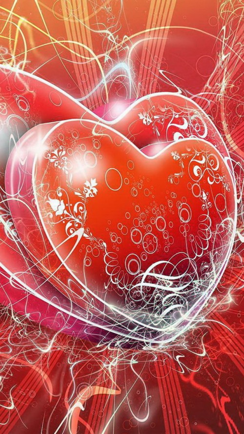 ハート壁紙iphone 心臓 赤 愛 バレンタイン デー 心臓 グラフィックデザイン 人体 グラフィックス パターン Wallpaperkiss