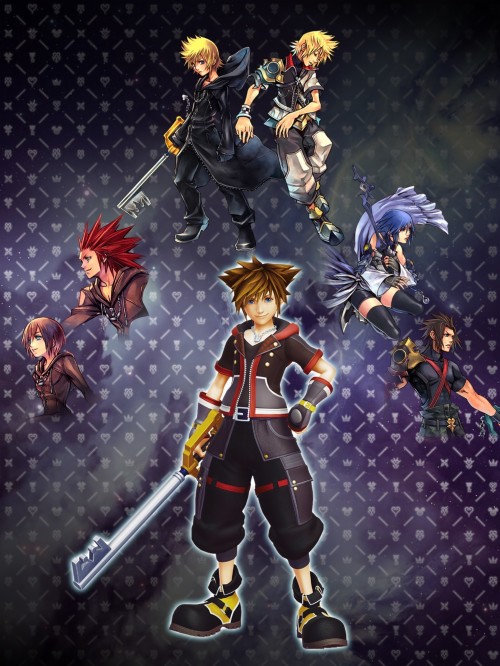 Kingdom Hearts Iphone Wallpaper Action Figure Fictional Character Illustration Games Fiction Cg Artwork Style Figurine Toy Art Wallpaperkiss