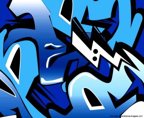 Gigabyte Wallpaper Blue Font Electric Blue Azure Graffiti Art Graphic Design Design Graphics Logo Wallpaperkiss