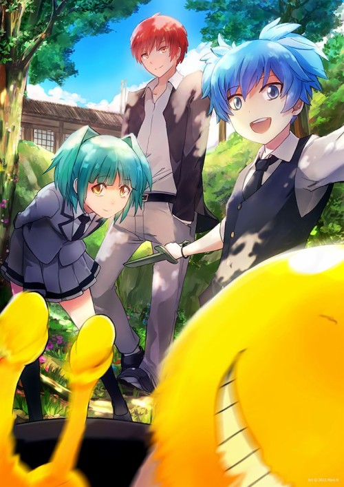 Assassination Classroom Wallpaper Cartoon Anime Cg Artwork Fictional Character Happy Black Hair Illustration Fiction Artwork Wallpaperkiss