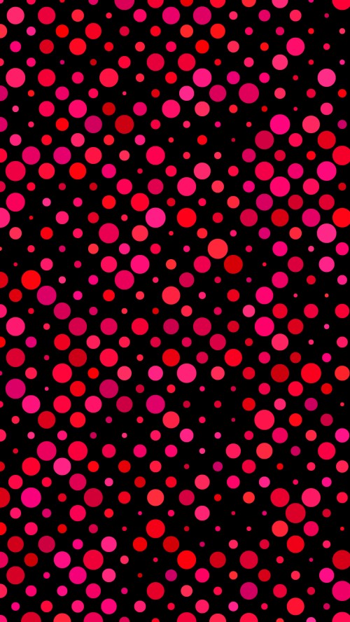 壁紙iphone Hd パターン ピンク 水玉模様 設計 音楽 ライン サークル パターン Wallpaperkiss