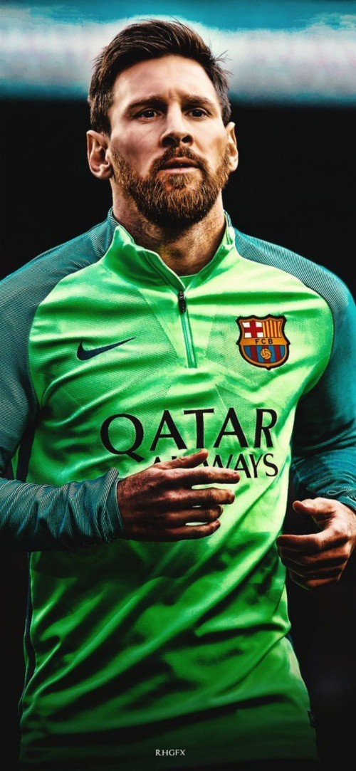 messi green jersey