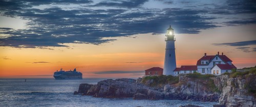 ポートランドオレゴン壁紙 灯台 空 写真 タワー 海 自然の風景 ビーコン 海洋 日没 Wallpaperkiss