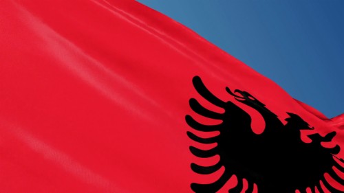 アルバニアの旗の壁紙 赤 国旗 Wallpaperkiss