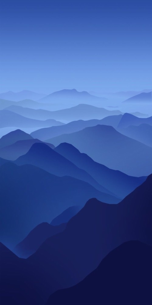 Androidスマートフォン用の壁紙 青い 空 山 自然 山脈 海嶺 丘 Wallpaperkiss
