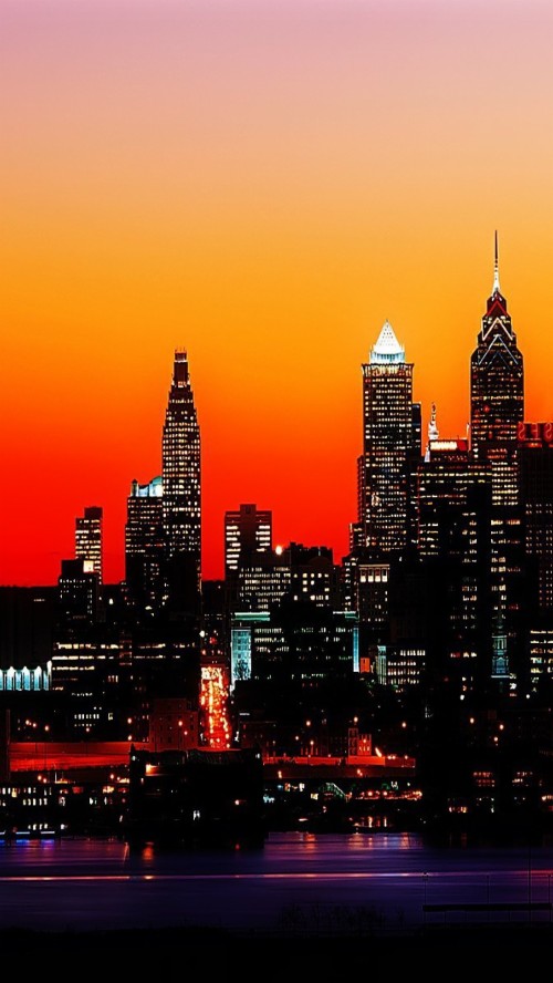 フィラデルフィアの壁紙 市 都市の景観 首都圏 スカイライン 空 超高層ビル 市街地 Wallpaperkiss