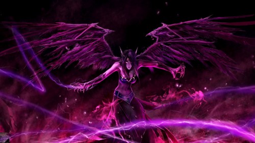 リーグオブレジェンド壁紙3d 紫の バイオレット 悪魔 Cgアートワーク グラフィックデザイン フラクタルアート 架空の人物 ドラゴン 超自然的な生き物 Wallpaperkiss