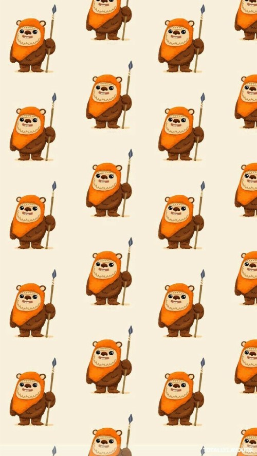 Cute Star Wars Wallpaper Orange Clip Art Cartoon Illustration Animal Figure Wallpaperkiss