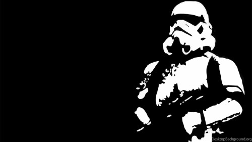 Best Star Wars Wallpapers Black And White Stencil Animation Font Photography Illustration Fictional Character Monochrome Style Wallpaperkiss