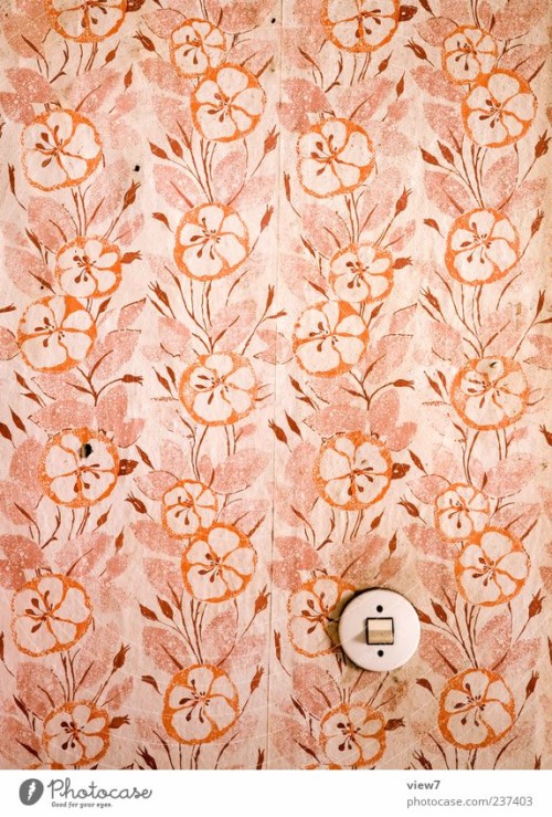 壁紙シンプルかわいい パターン 桃 オレンジ 褐色 設計 花柄 パターン 繊維 壁紙 工場 Wallpaperkiss