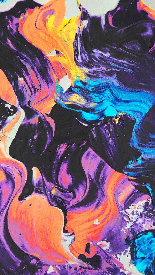 現代の電話の壁紙 現代美術 紫の 水 ペインティング アクリル絵の具 アート サイケデリックアート 視覚芸術 水彩絵の具 図 Wallpaperkiss
