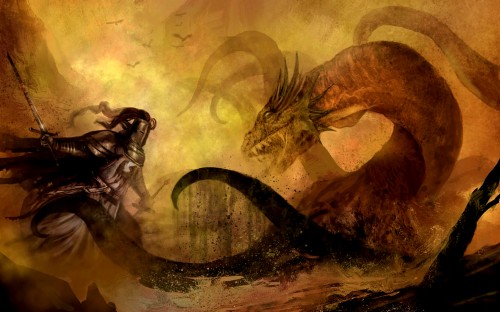 hydra wallpaper,dragon,cg artwork,fictional character,green dragon ...