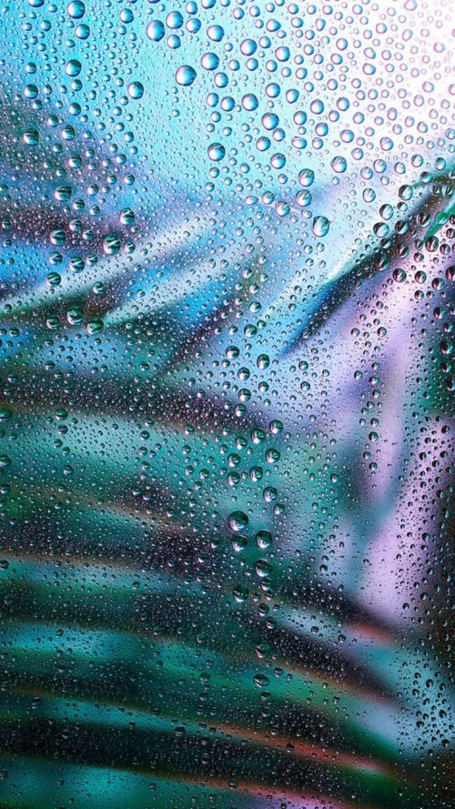 Iphoneの壁紙テンプレート 青い 水 アクア 緑 ターコイズ ティール 閉じる 落とす パターン ガラス Wallpaperkiss