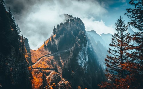 1440x900 Hdの壁紙 自然の風景 山 自然 空 山脈 岩 国立公園 Wallpaperkiss