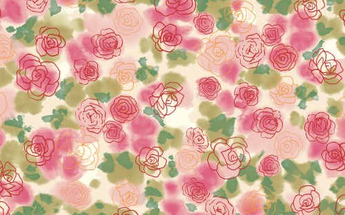 かなりデスクトップの壁紙 ピンク パターン ローズ 庭のバラ 花柄 花 設計 バラ科 繊維 Wallpaperkiss