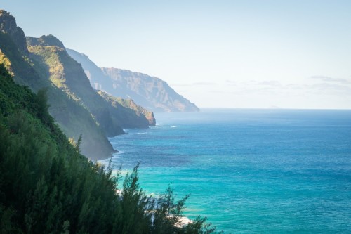 ハワイのデスクトップの壁紙 水域 自然の風景 崖 海岸 自然 海 岬 空 Wallpaperkiss