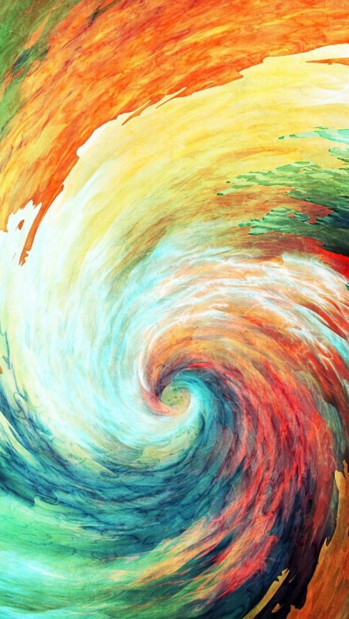 絵画のiphoneの壁紙 波 渦 ペインティング 水彩絵の具 アート アクリル絵の具 現代美術 視覚芸術 風の波 Wallpaperkiss