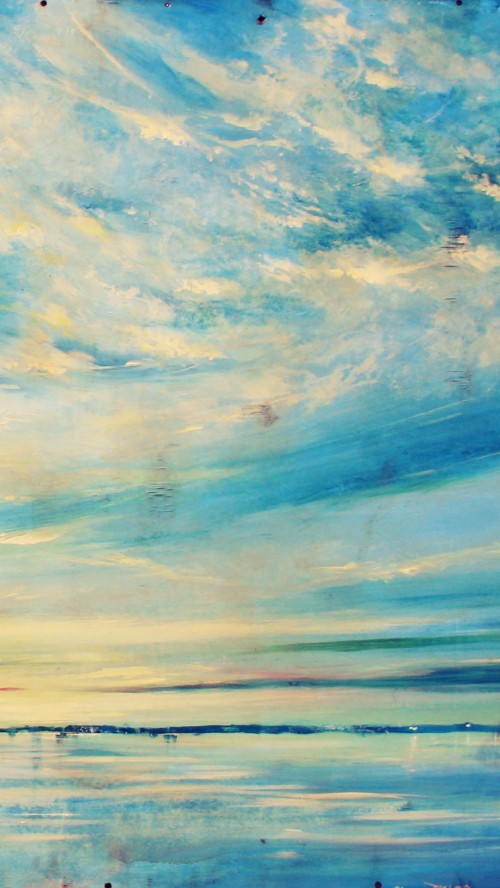 絵画壁紙のhd無料ダウンロード 空 青い 雲 地平線 ターコイズ アクア 昼間 海 穏やかな 雰囲気 Wallpaperkiss