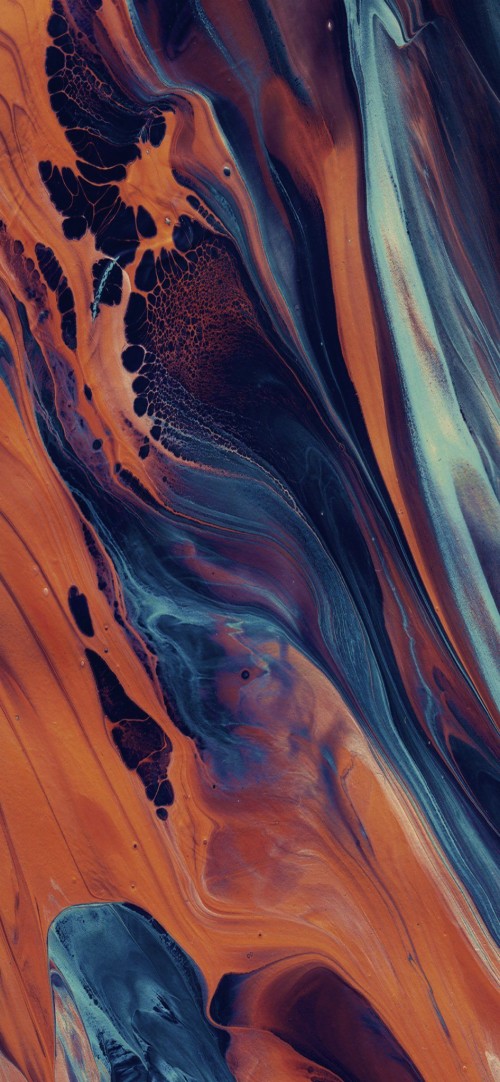 Painting Iphone Wallpaper Orange Blue Painting Acrylic Paint Modern Art Geological Phenomenon Art Wood Geology Paint Wallpaperkiss