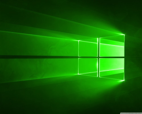 Windows 10モバイル壁紙 緑 光 視覚効果照明 レーザ 技術 ネオン Wallpaperkiss