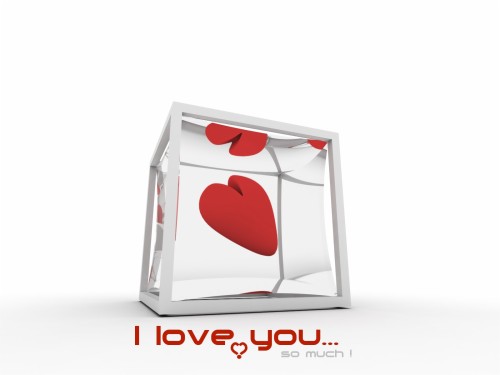 私はあなたを愛して壁紙3 D 赤 製品 心臓 ガラス テーブル 家具 愛 コクリコ 金属 Wallpaperkiss