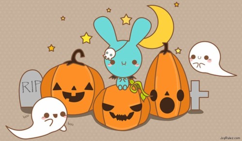 かわいいハロウィーンのデスクトップの壁紙 漫画 オレンジ 図 かぼちゃ アニメ ウサギ ウサギとウサギ アート アニメーション 工場 Wallpaperkiss