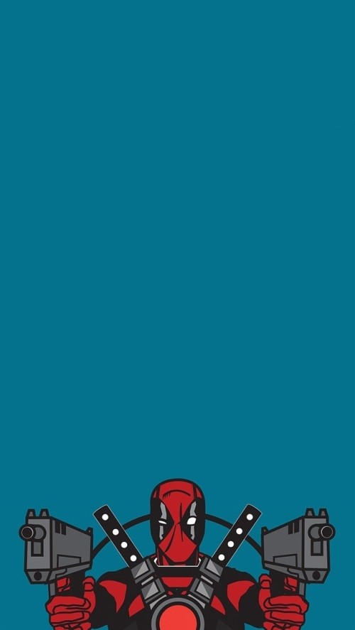 デッドプールの電話の壁紙 赤 漫画 青い 架空の人物 ターコイズ スーパーヒーロー 図 フィクション フォント グラフィックデザイン Wallpaperkiss