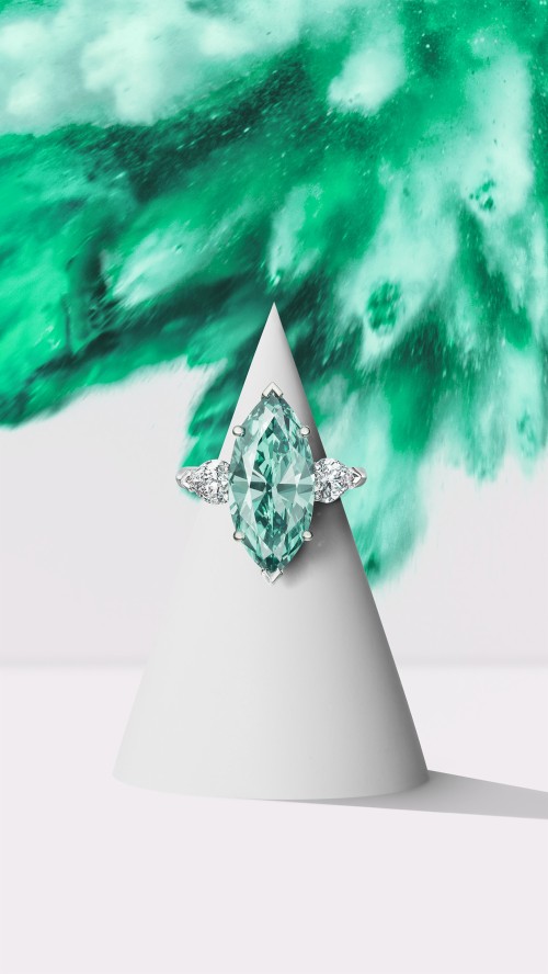 緑と銀の壁紙 緑 ターコイズ エメラルド 三角形 宝石用原石 ダイヤモンド Wallpaperkiss