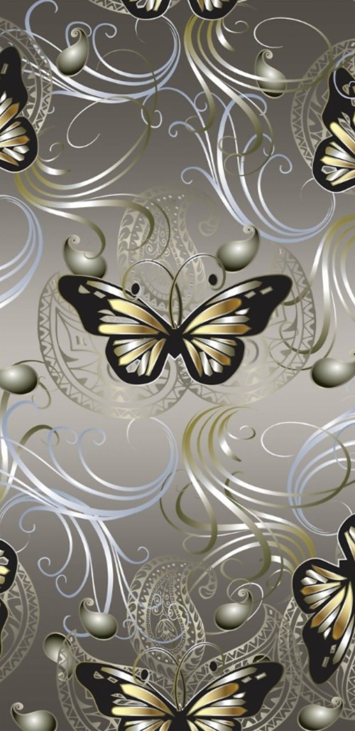 銀蝶の壁紙 バタフライ パターン 蛾と蝶 設計 壁紙 オーナメント 昆虫 グラフィックデザイン 花柄 Wallpaperkiss